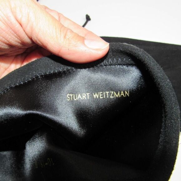 STUART WEITZMAN Elevated Over the Knee Black Boots - Picture 4 of 8